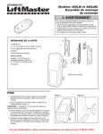 LiftMaster 480LM, 480LMC, Ensemble de