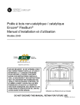 Poêle à bois non‑catalytique / catalytique Encore® FlexBurn