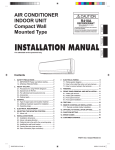 INSTALLATION MANUAL