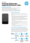 Accessoire d`impression mobile HP NFC/Sans fil 1200w
