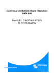 BMV-600 MANUEL D`INSTALLATION Et D`UTILISAION