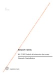 Module extension nx 216e - Notice installation