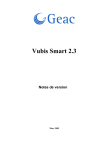 Vubis Smart 2.3 Notes de version - Technische Universiteit Eindhoven