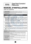 MANUEL D`INSTALLATION