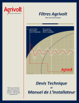 Filtres Agrivolt