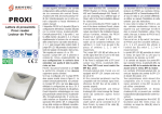 Lettore di prossimit&agrave; Proxi reader Lecteur de Proxi