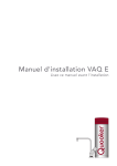 Manuel d`installation VAQ E