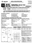 DURASTALL® Shower Stall - E.l.Mustee and Sons Inc