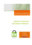 d`utilisation Kiwi backup