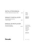 INSTALLATION MANUAL MANUEL D`INSTALLATION