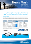 App “ComNet Transmission Product Selection”