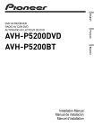 AVH-P5200DVD AVH-P5200BT