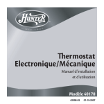 Thermostat Electronique/Mécanique