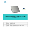 Paramétrage de la sonde de qualité de l`air E4000 en mode EnOcean
