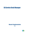 CA Service Desk Manager - Manuel d