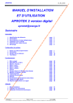Aprotek2 - Notice installation utilisation