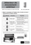 Détecteur de mouvement extérieur - Domo