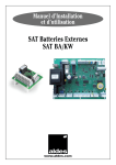 SAT Batteries Externes SAT BA/KW