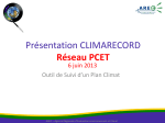 ClimaRecord - DREAL Poitou