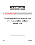 Entra&icirc;nement DC SCR num&eacute;rique avec r&eacute;g&eacute;n&eacute;ration en ligne series