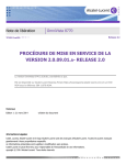 TC1912-Procedure de mise en service de la version 2.0.09.01A