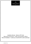 Installation Manual - Siphonic 2PC toilet Manual de