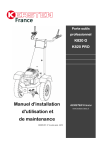 Manuel d`installation d`utilisation et de maintenance