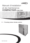 COMPACTAIR-CMC/CMH Manuel d`installation et de