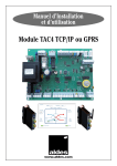 Module TAC4 TCP/IP ou GPRS