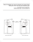 Manuel d`installation pour douche coulissante avec