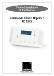 Commande Filaire Déportée RC TAC4