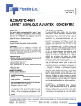 FLEXILASTIC 4001 APPR&Ecirc;T ACRYLIQUE AU LATEX