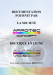 Programmation des zones