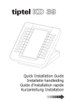 Quick Installation Guide Installatie handleiding Guide d`installation