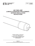 LED TUBE LAMP (LINEAR FLUORESCENT REPLACEMENT