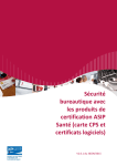 Sécurité bureautique avec les produits de certification ASIP Santé