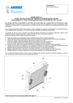 GUIDE UNAC N. 3 POUR L`INSTALLATION DES PORTES