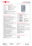 Modèle électrique OES 20-10 Programmes de