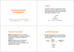 Gestion de Projets Informatiques - MINES Saint