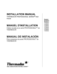 INSTALLATION MANUAL MANUEL D`INSTALLATION