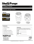 Installation Manual Pro-Series Sewage Systems