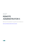 Guide Utilisateur ESET Remote Administrator