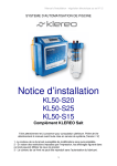 Notice d`installation KLEREO SALT