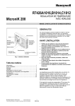 R7426A1016, B1014, C1012 Installation