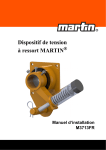 Operator Manual Martin® Spring Cable Tensioner