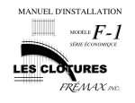 Manuel d`installation