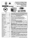 Appareil de chauffage de type aérotherme de la Série V3MD