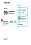 SIMATIC Périphérie décentralisée ET 200eco Module de périphérie