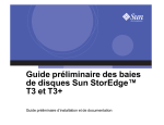 Sun StorEdge T3 and T3+ Array Start Here - fr