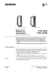 8112 Modules de signalisation PTM1.4D20 PTM1.4D20R